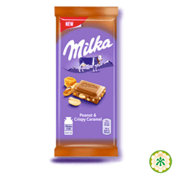 Шоколад Мілка Карамель-арахіс 90г