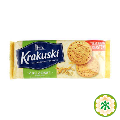 Печиво Krakuski Зернові висівки 201гр