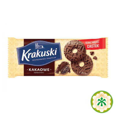 Печиво Krakuski какао 163 гр