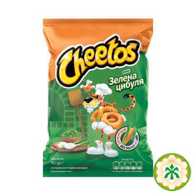 Кукур.палички Cheetos зелена цибуля 55г